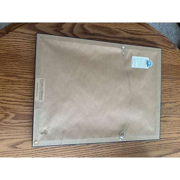 Framed Pencil Portrait Of Girl With Flowers By A. McClain 18"x12" From Frames Un - Picture 10 of 11